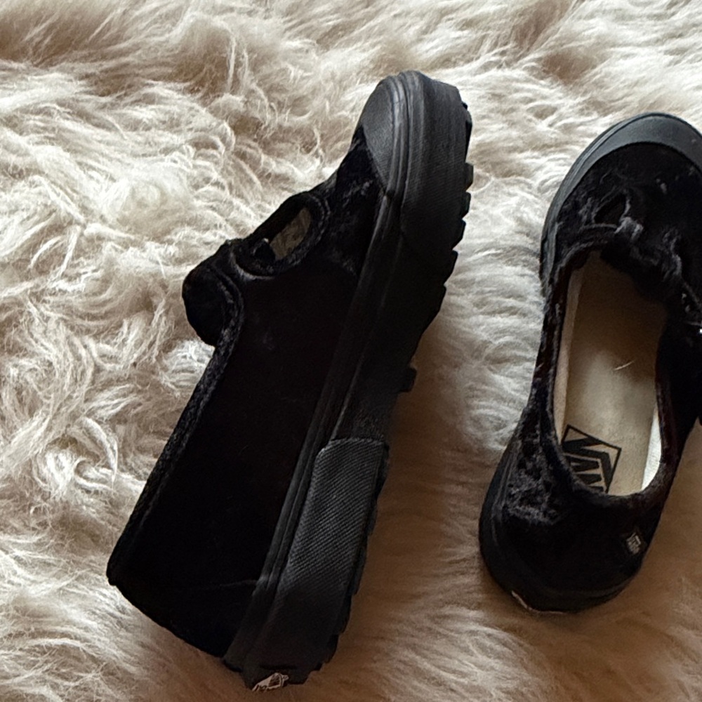Vans 93 Mary Janes in velvet - Picture 7 of 11